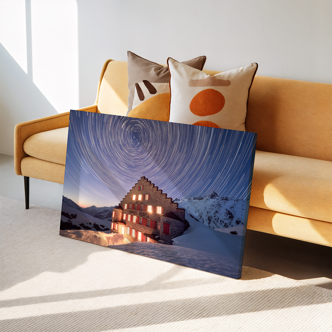 Hotel Grimsel Hospiz Startrails | Original Print