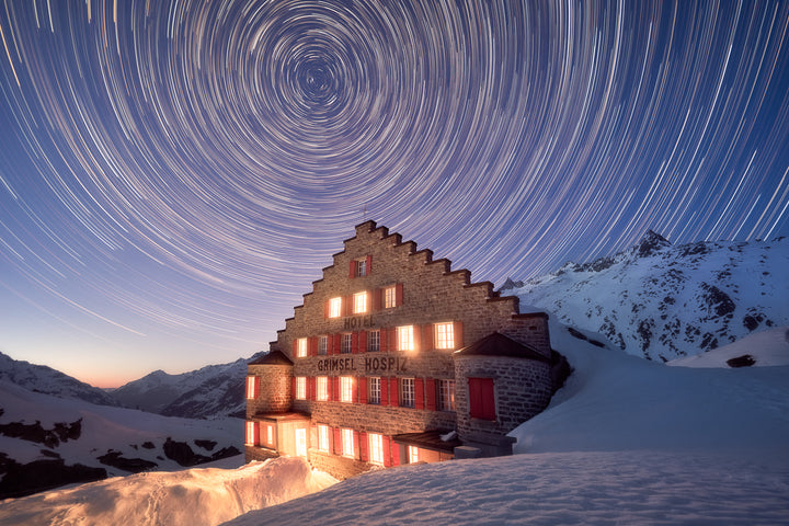 Hotel Grimsel Hospiz Startrails | Original Print
