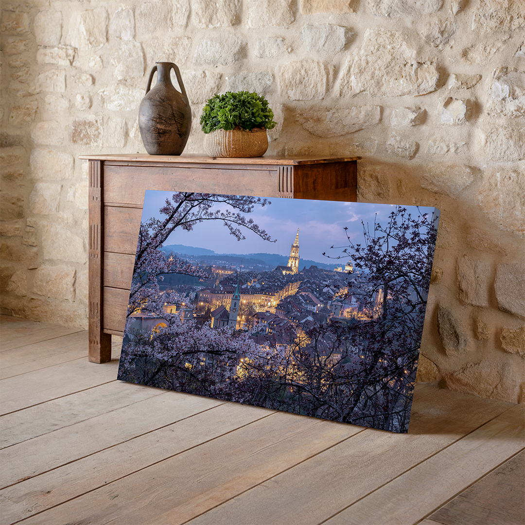 Rosengarten Night in Bern | Original Print