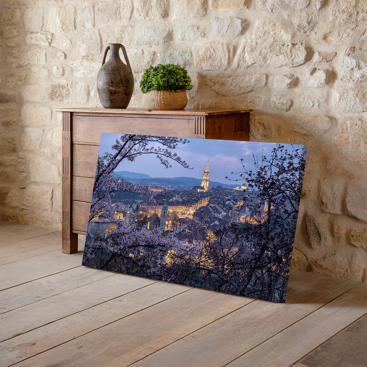 Rosengarten Night in Bern | Original Print