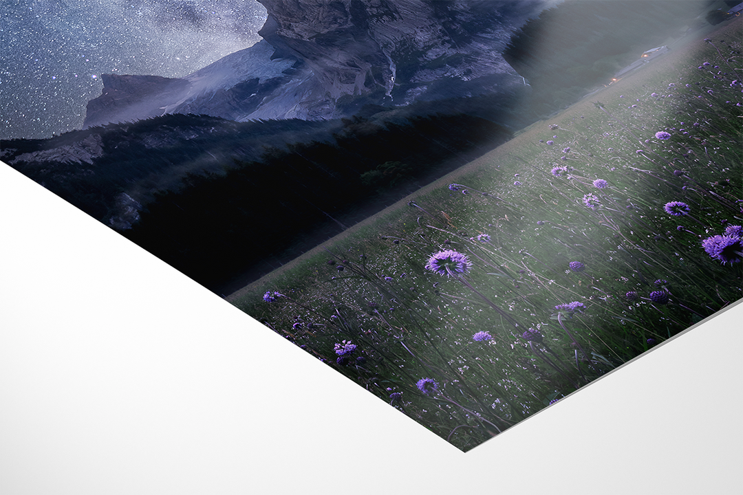 Milky Way, Wildflowers And Wellhorn | Original Print