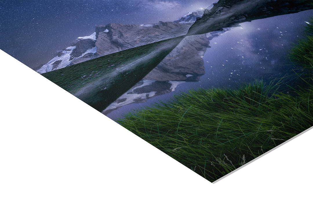 Milchstrasse und Reflexion beim Wetterhorn | Original Print
