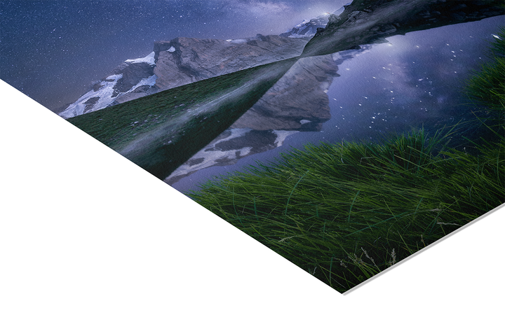 Milchstrasse und Reflexion beim Wetterhorn | Original Print