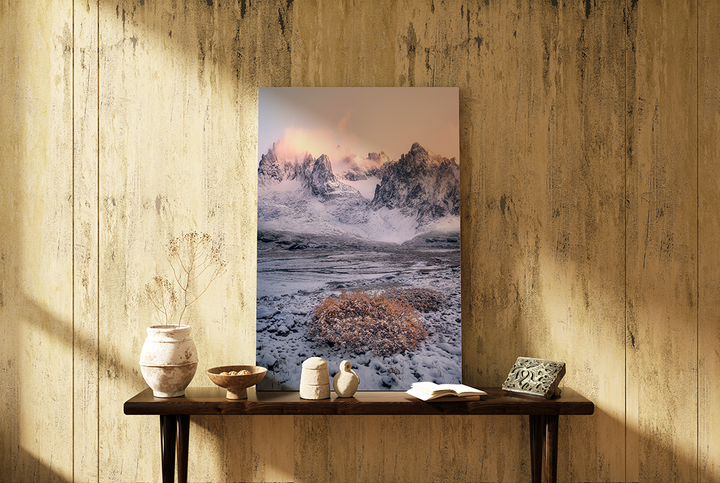 Winter Beginning At Sustenpass, Fünffingerstöcke | Original Print