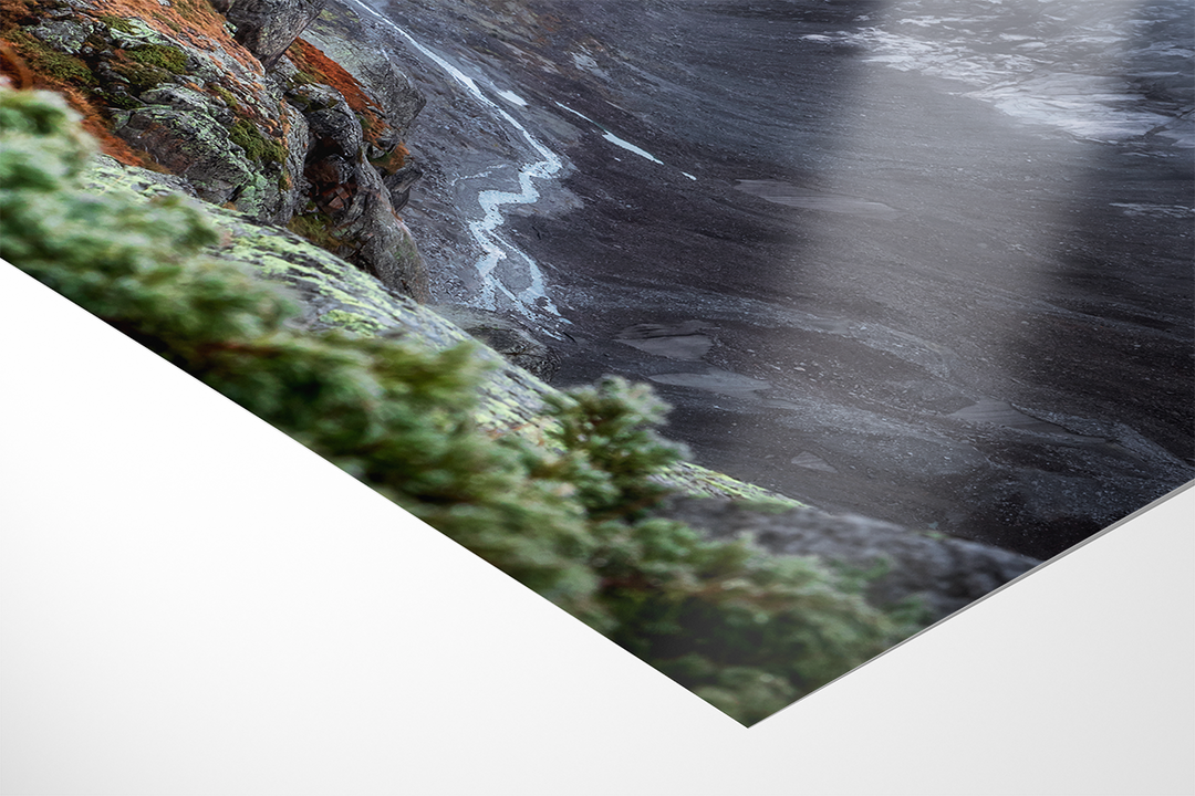 Fall Adventure At Lake Grimsel | Original Print