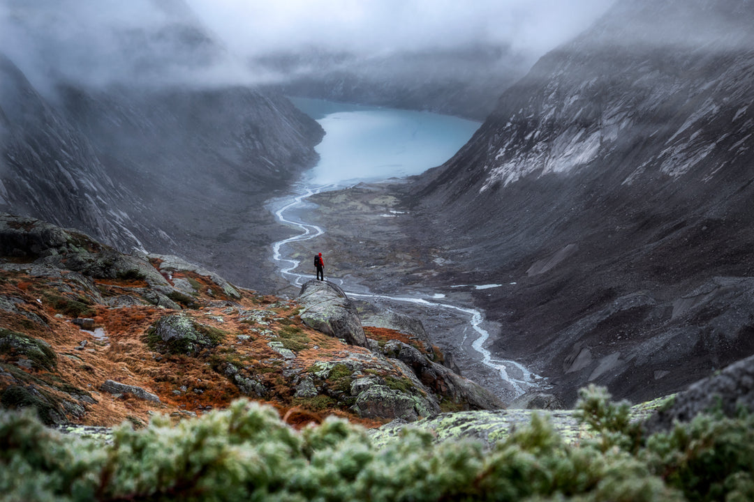 Fall Adventure At Lake Grimsel | Original Print