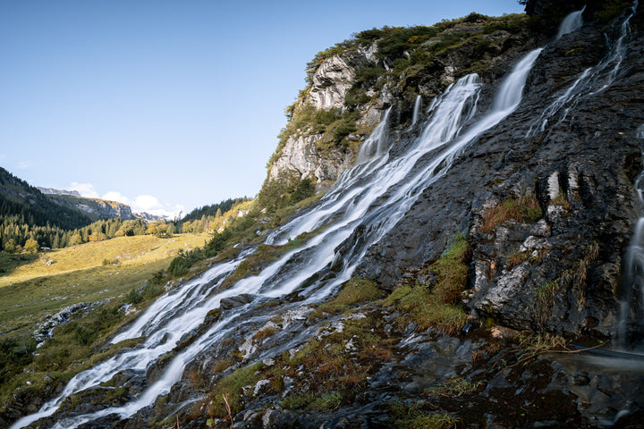 Jungibach-Wasserfälle bei Engstlenalp | Original Print
