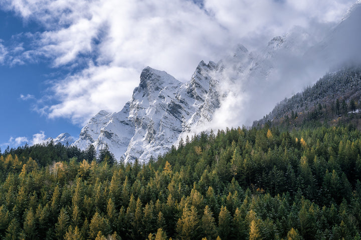 Engelhörner After Snow Fall | Original Print