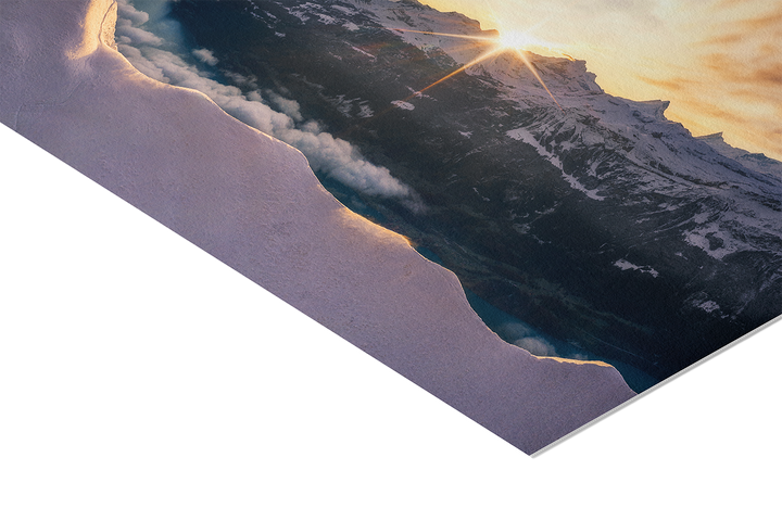 Sunrise Over Hardergrat, Interlaken | Original Print