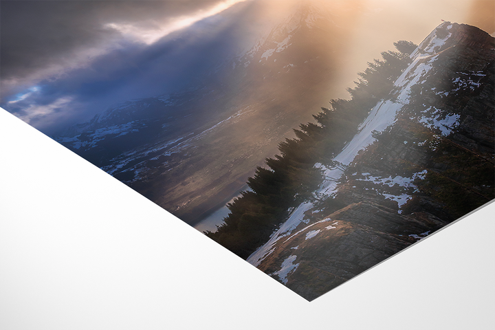 Sunrays Over Lake Thun | Original Print