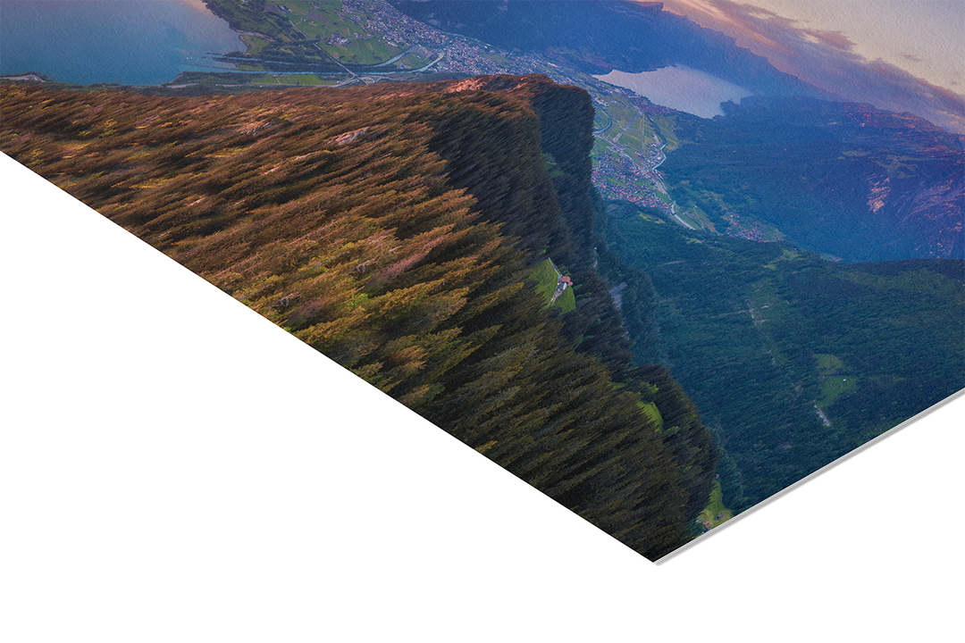 Sunset Over Lake Thun | Original Panorama Print