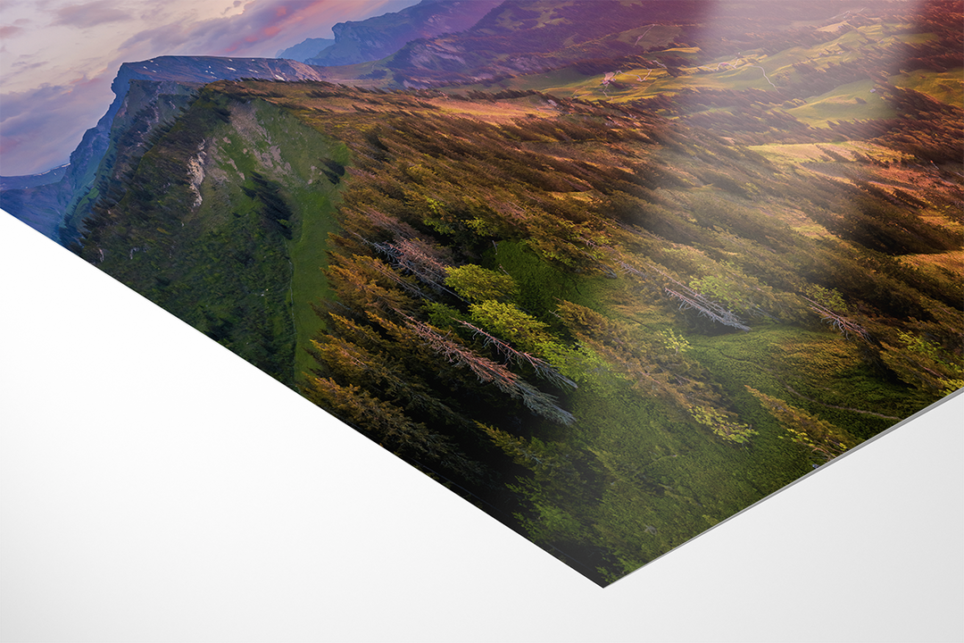 Sunset Over Lake Thun | Original Panorama Print