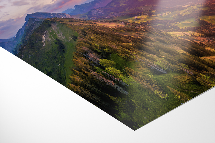 Sunset Over Lake Thun | Original Panorama Print