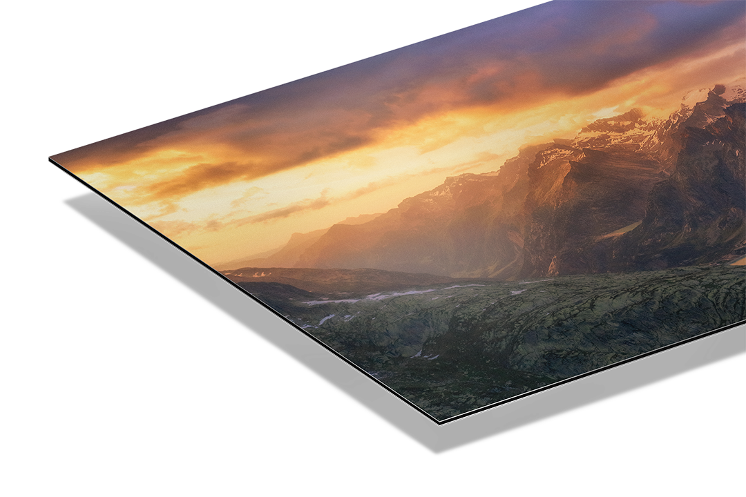 Goldener Himmel im Grimseltal | Original Print
