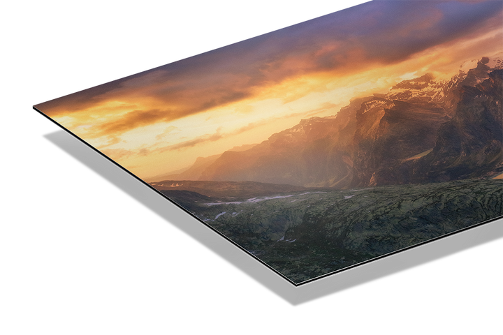 Goldener Himmel im Grimseltal | Original Print