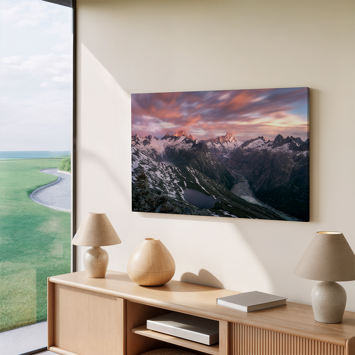 Bernese Alps Long Exposure, Grimsel Area | Original Print