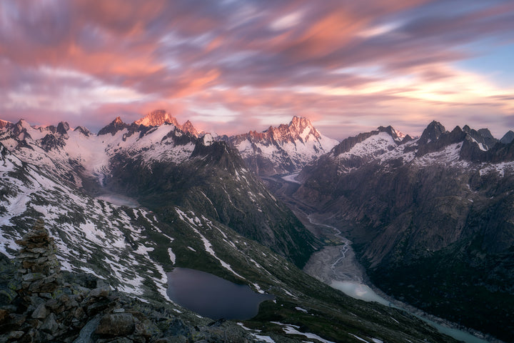 Bernese Alps Long Exposure, Grimsel Area | Original Print