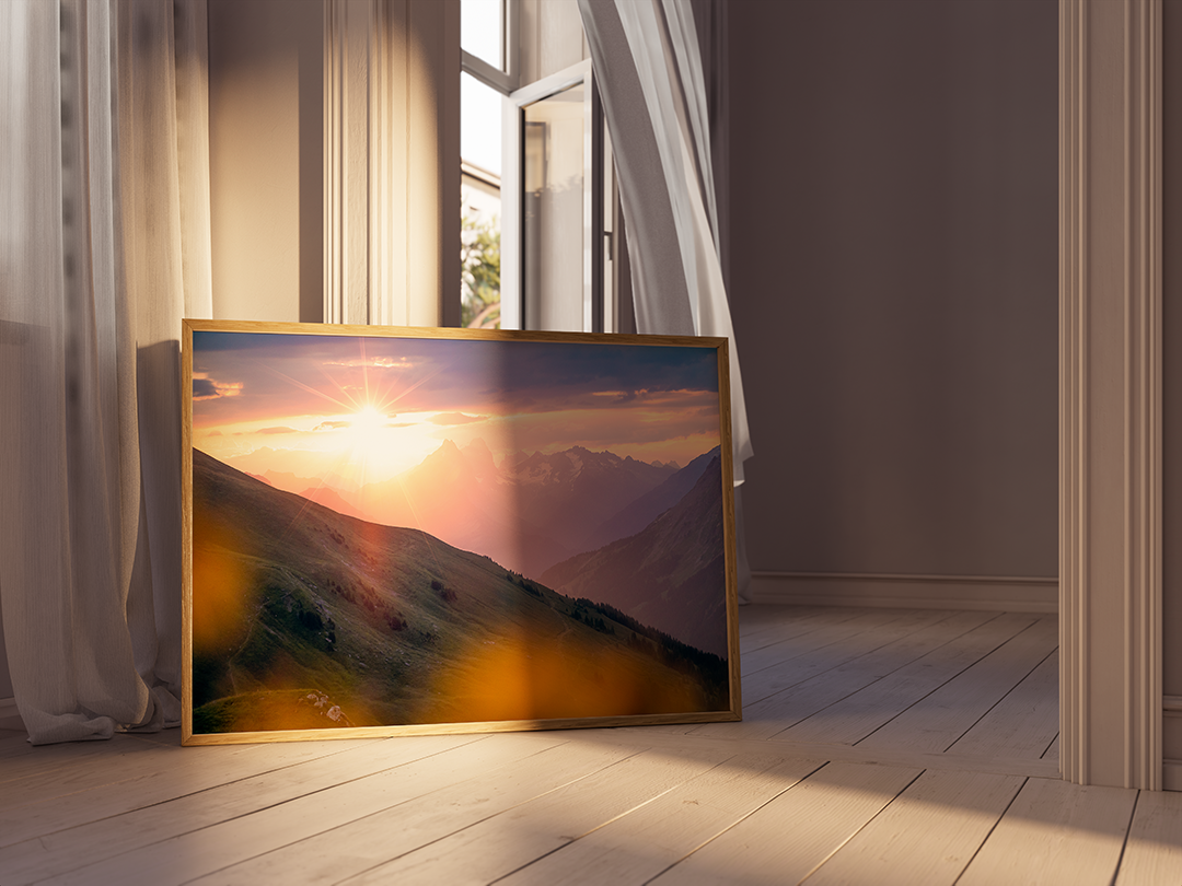 Sunrise In Reichenbach Valley | Original Print