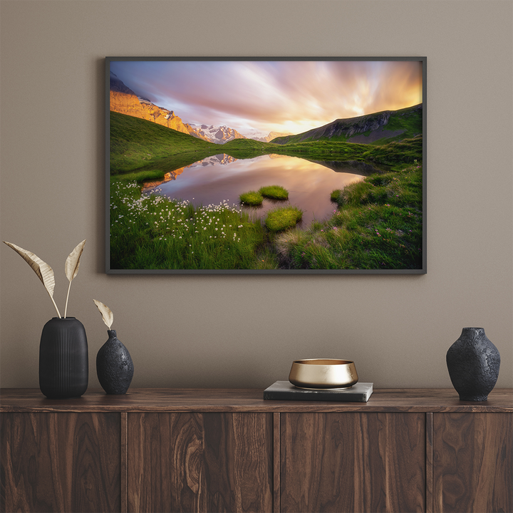 Idyllic Alpine Lake Long Exposure | Original Print