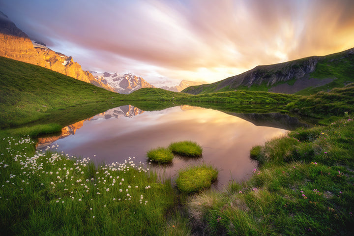 Idyllic Alpine Lake Long Exposure | Original Print