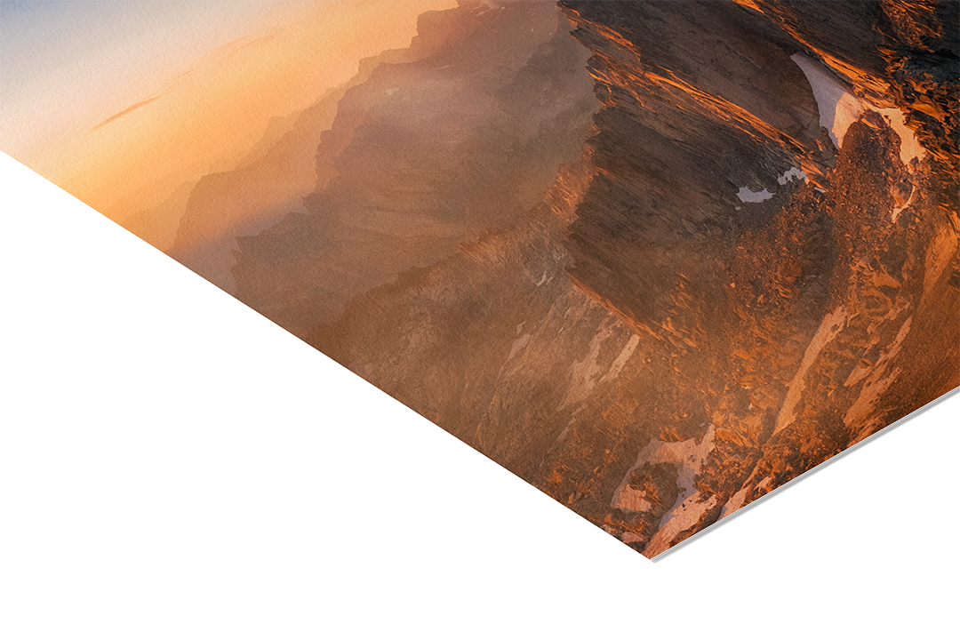 Gärstenhörner Panorama And Rhone Glacier | Original Panorama Print