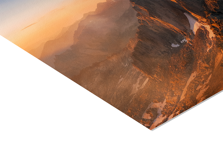 Gärstenhörner Panorama And Rhone Glacier | Original Panorama Print