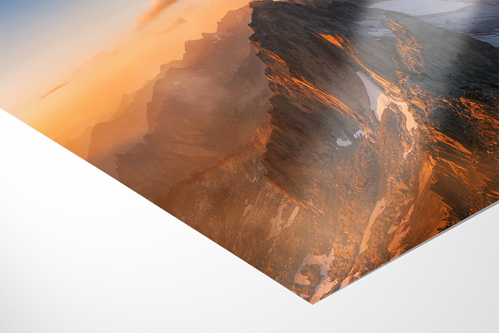 Gärstenhörner Panorama And Rhone Glacier | Original Panorama Print