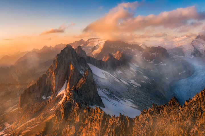 Gärstenhörner Mountain Range | Original Print