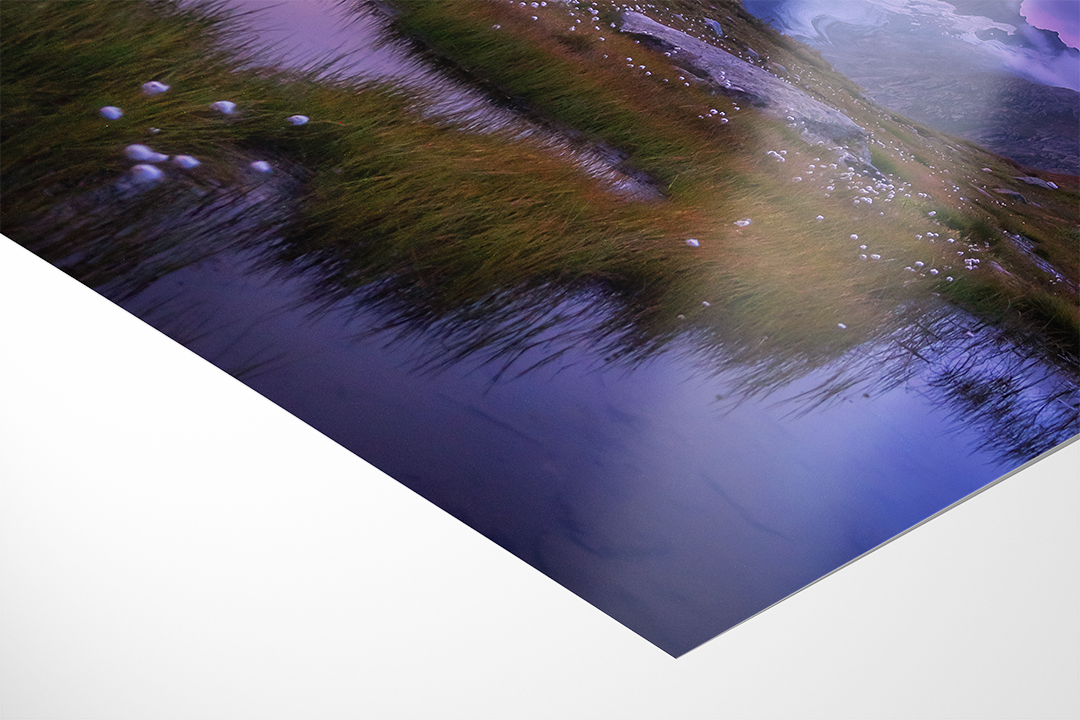 Aussicht auf den Oberaargletscher, Blaue Stunde am Morgen | Original Print