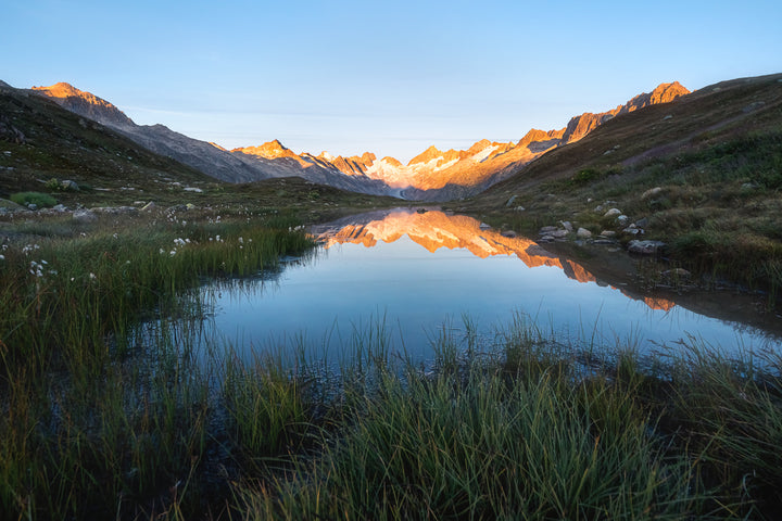 Lake At Oberaar Grimselpass | Original Print