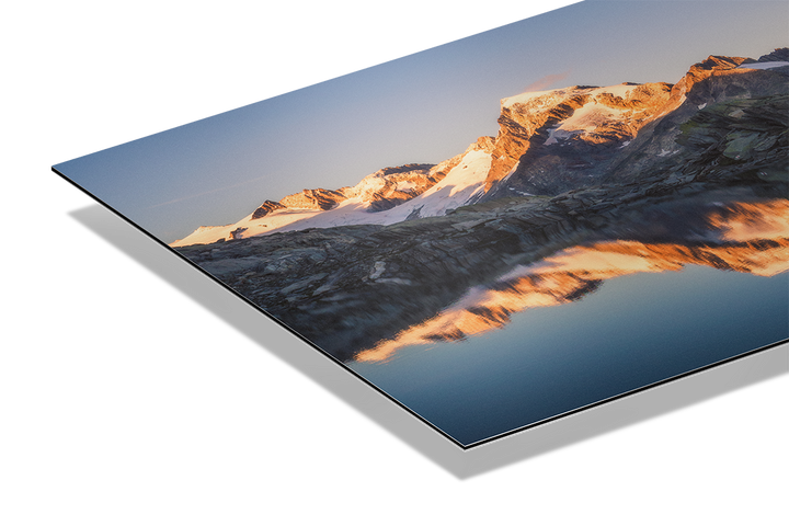 Alpine Lake Reflection And Galenstock | Original Print