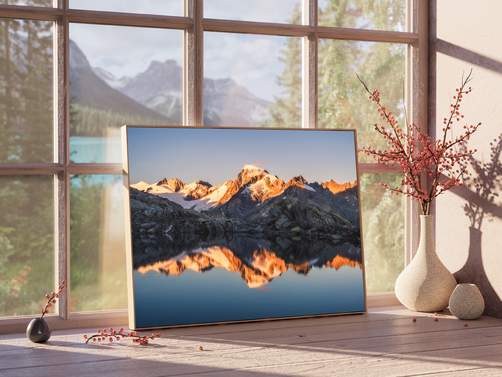 Alpine Lake Reflection And Galenstock | Original Print