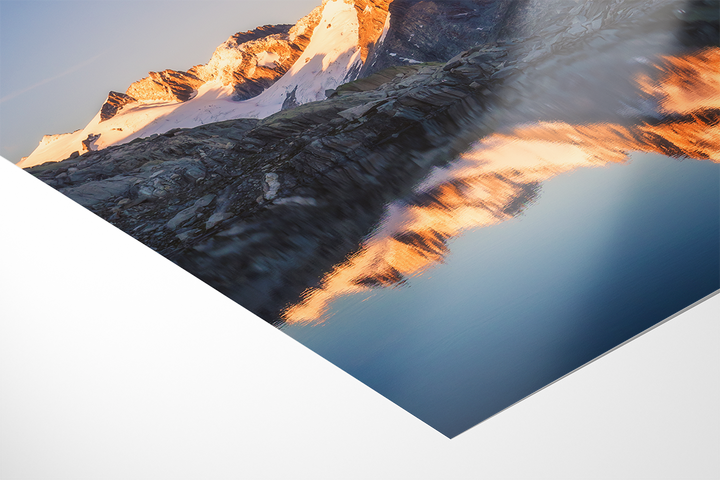 Alpine Lake Reflection And Galenstock | Original Print