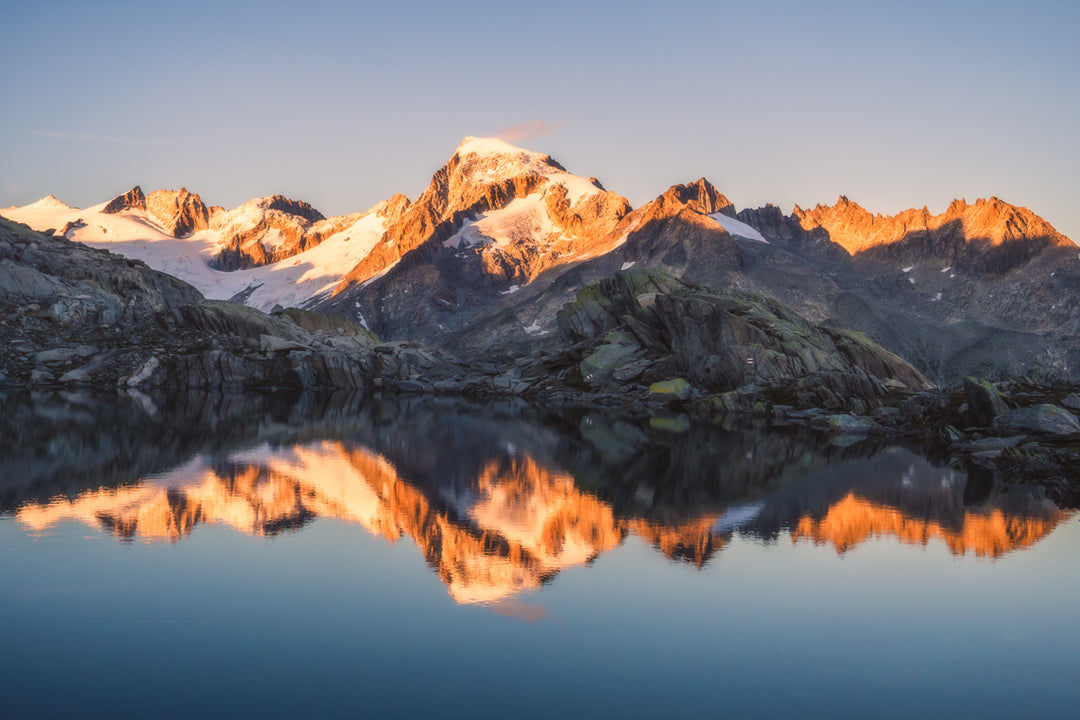 Alpine Lake Reflection And Galenstock | Original Print