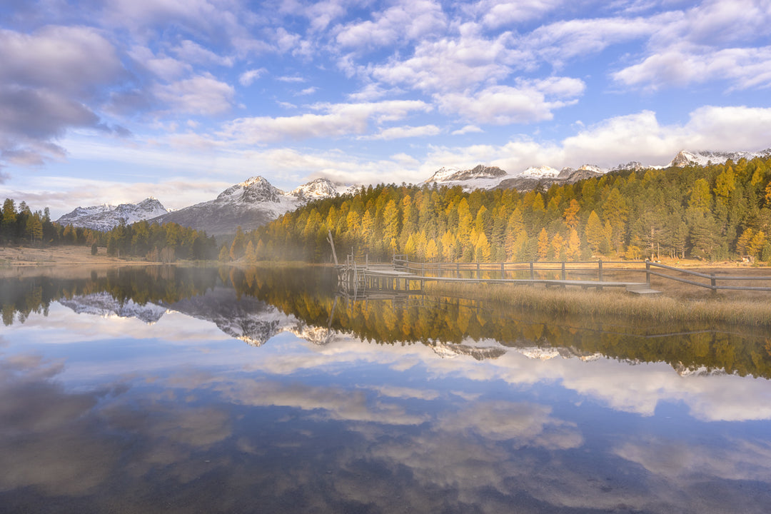Lake Staz Fall Reflection | Original Print