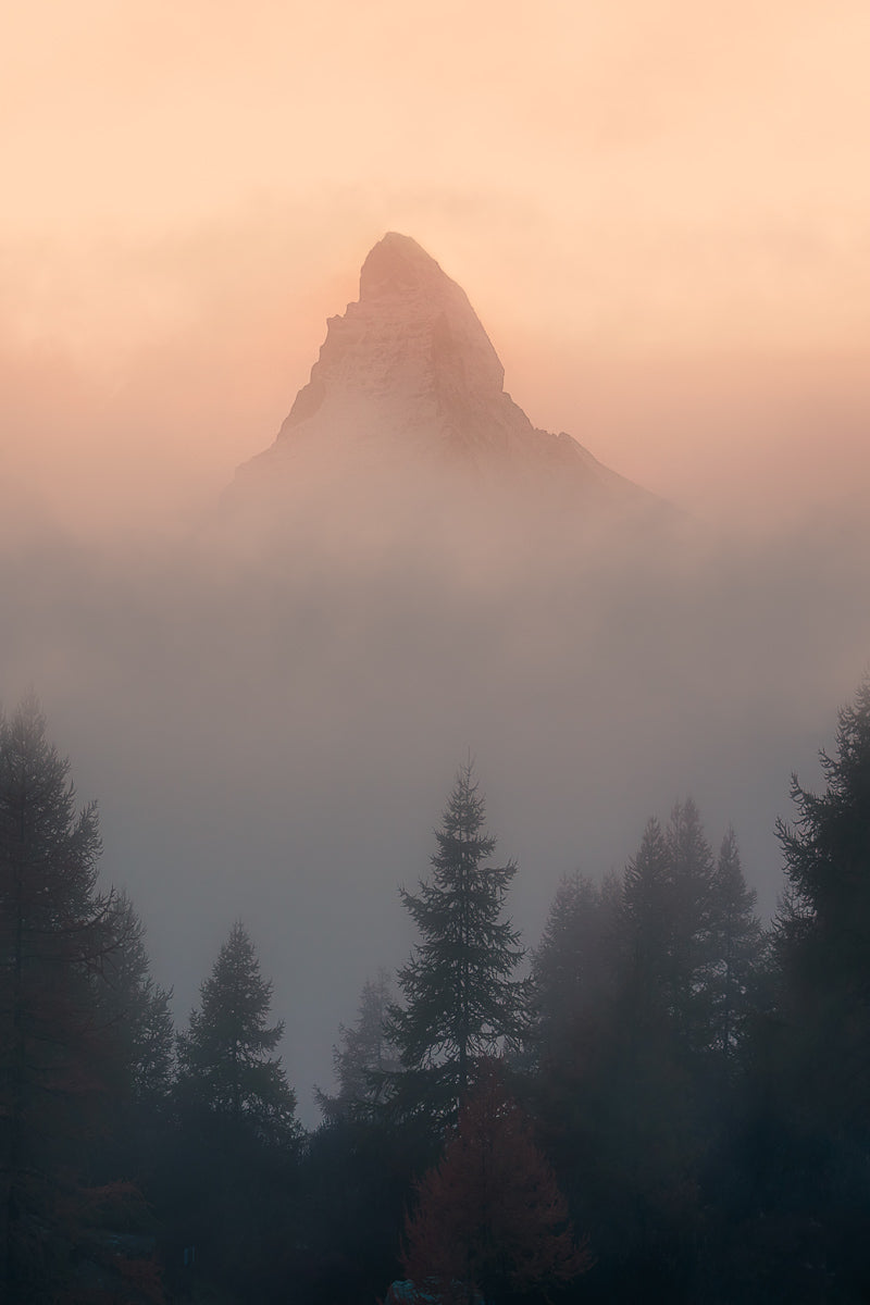 Matterhorn im Nebel | Original Print