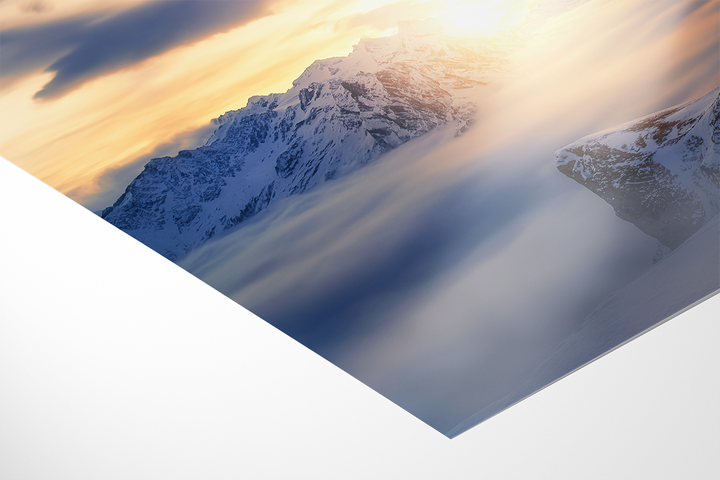 Hasliberg Winter Cloud Inversion | Original Print