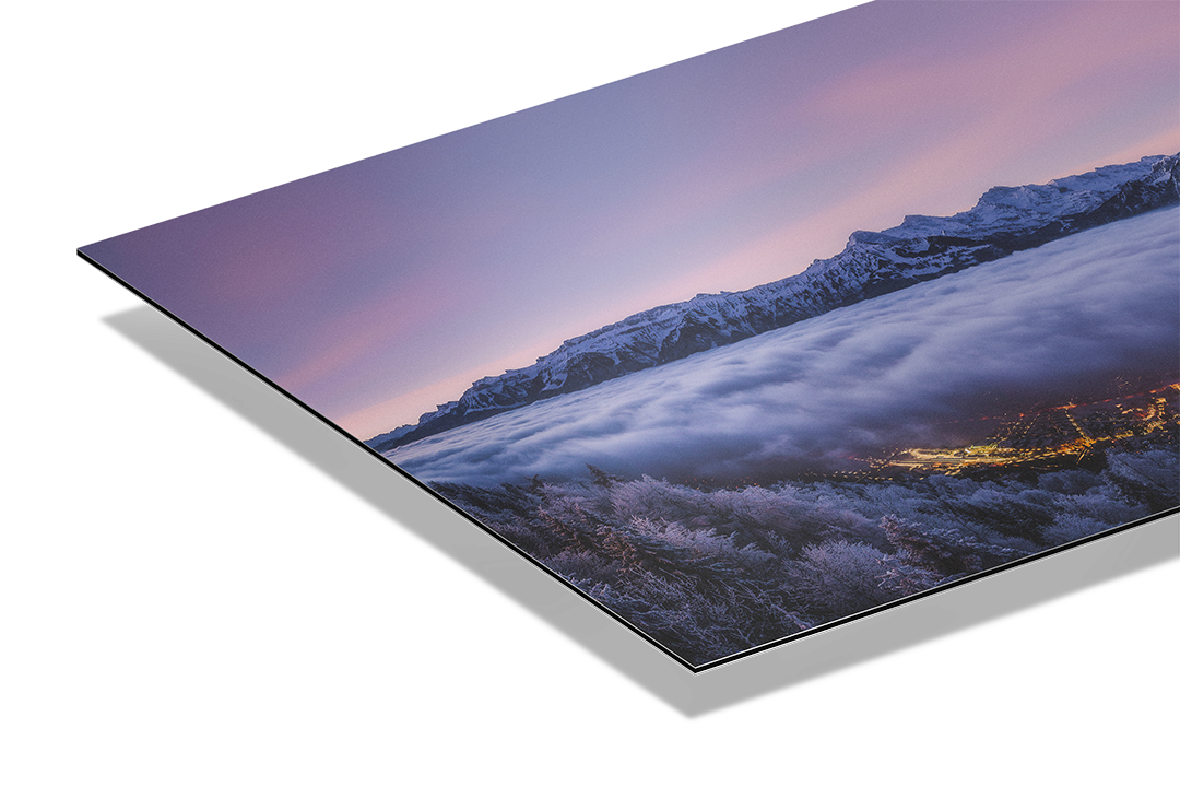 Interlaken In Winter, Seen From Harder Kulm | Original Panorama Print