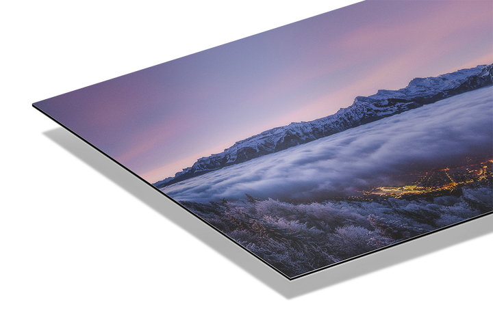 Interlaken In Winter, Seen From Harder Kulm | Original Panorama Print