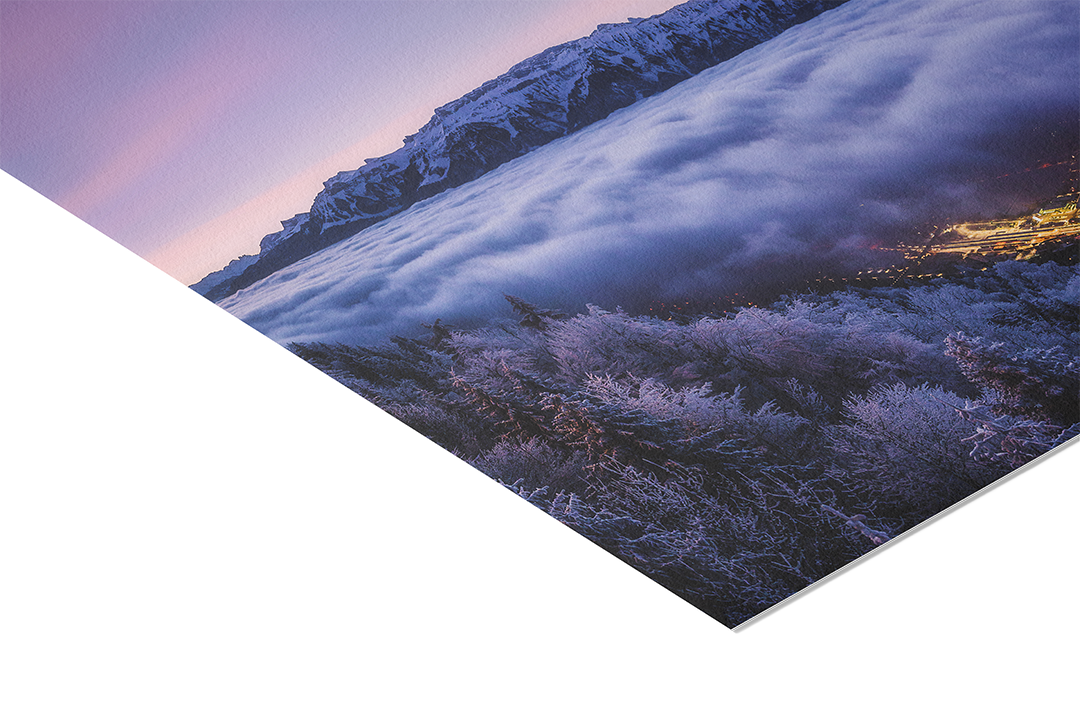Interlaken In Winter, Seen From Harder Kulm | Original Panorama Print