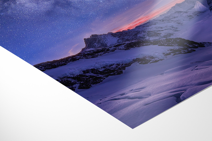 Milky Way Over Aletsch Glacier | Original Print
