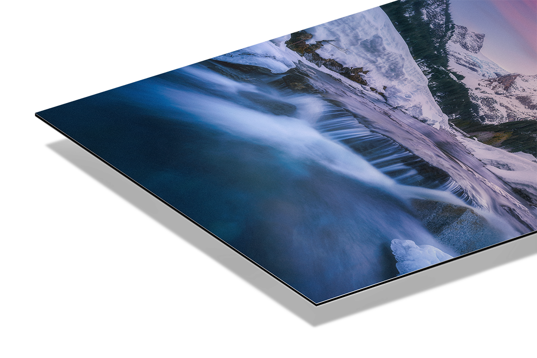 Farbenfroher Winterhimmel und Wellhorn | Original Print
