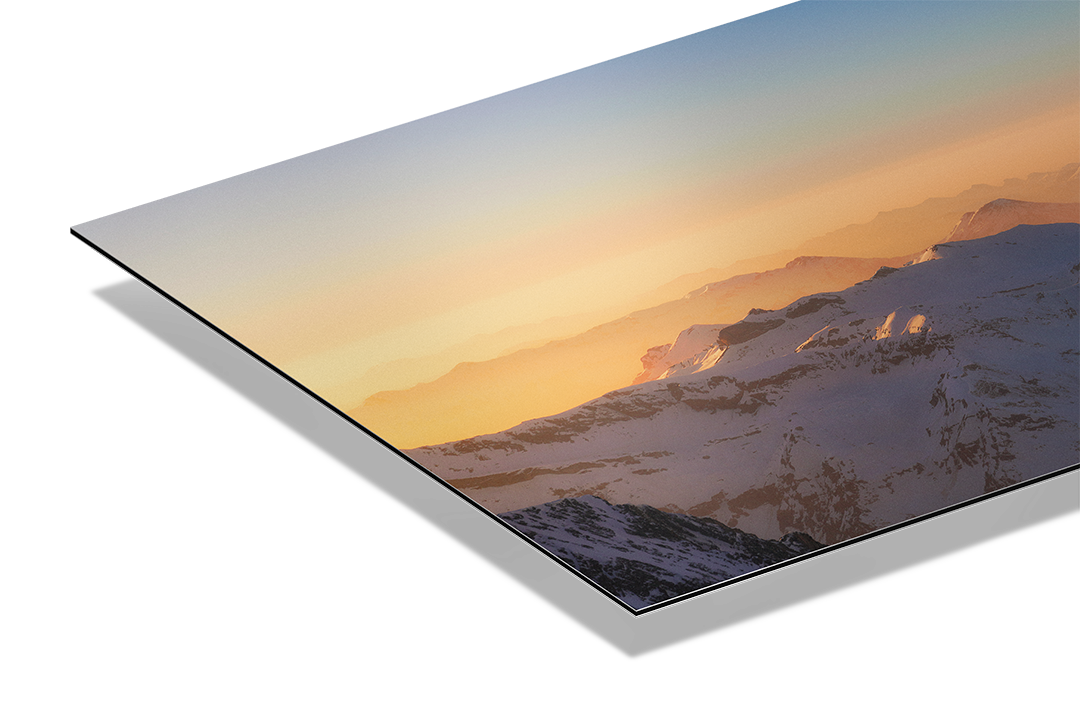 Saharan Dust Glow Over The Bernese Alps | Original Print
