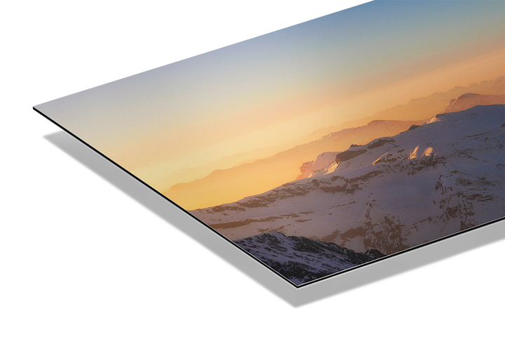 Saharan Dust Glow Over The Bernese Alps | Original Print