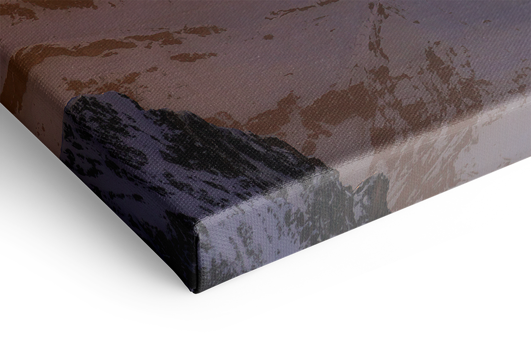 Saharan Dust Glow Over The Bernese Alps | Original Print