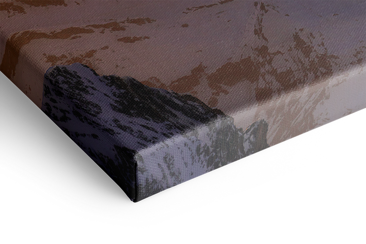 Saharan Dust Glow Over The Bernese Alps | Original Print