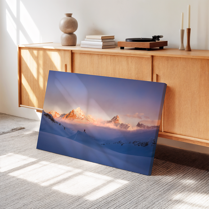 Solitude near Grindelwald Winter Landscape | Original Print