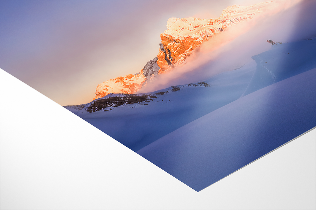 Solitude near Grindelwald Winter Landscape | Original Print