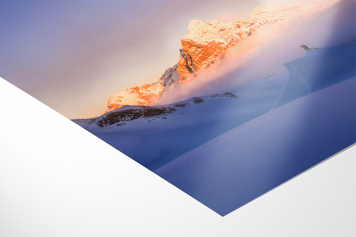 Solitude near Grindelwald Winter Landscape | Original Print