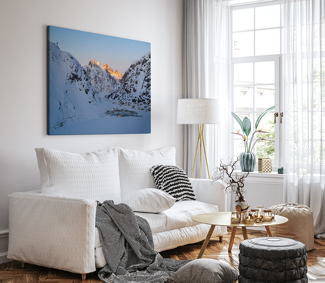 Grimselsee Winter Sunrise | Original Print